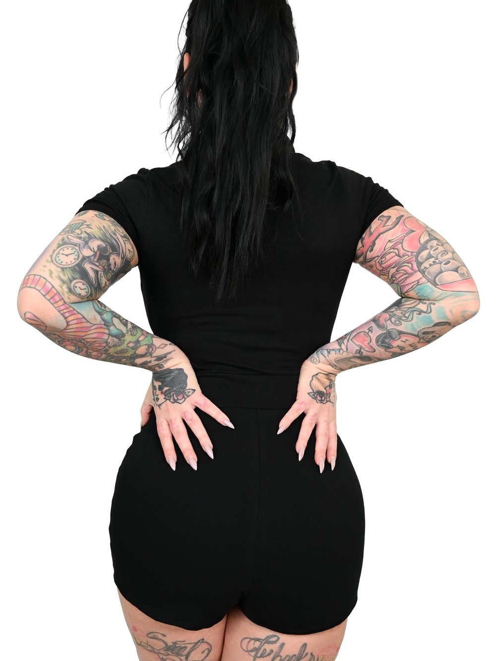 Jamie Lee Zip Up Romper Foxblood - Picture 3 of 6